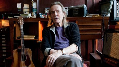 Lightfoot pictured at his Toronto home in 2012 while promoting his album &quot;All Live.&quot;