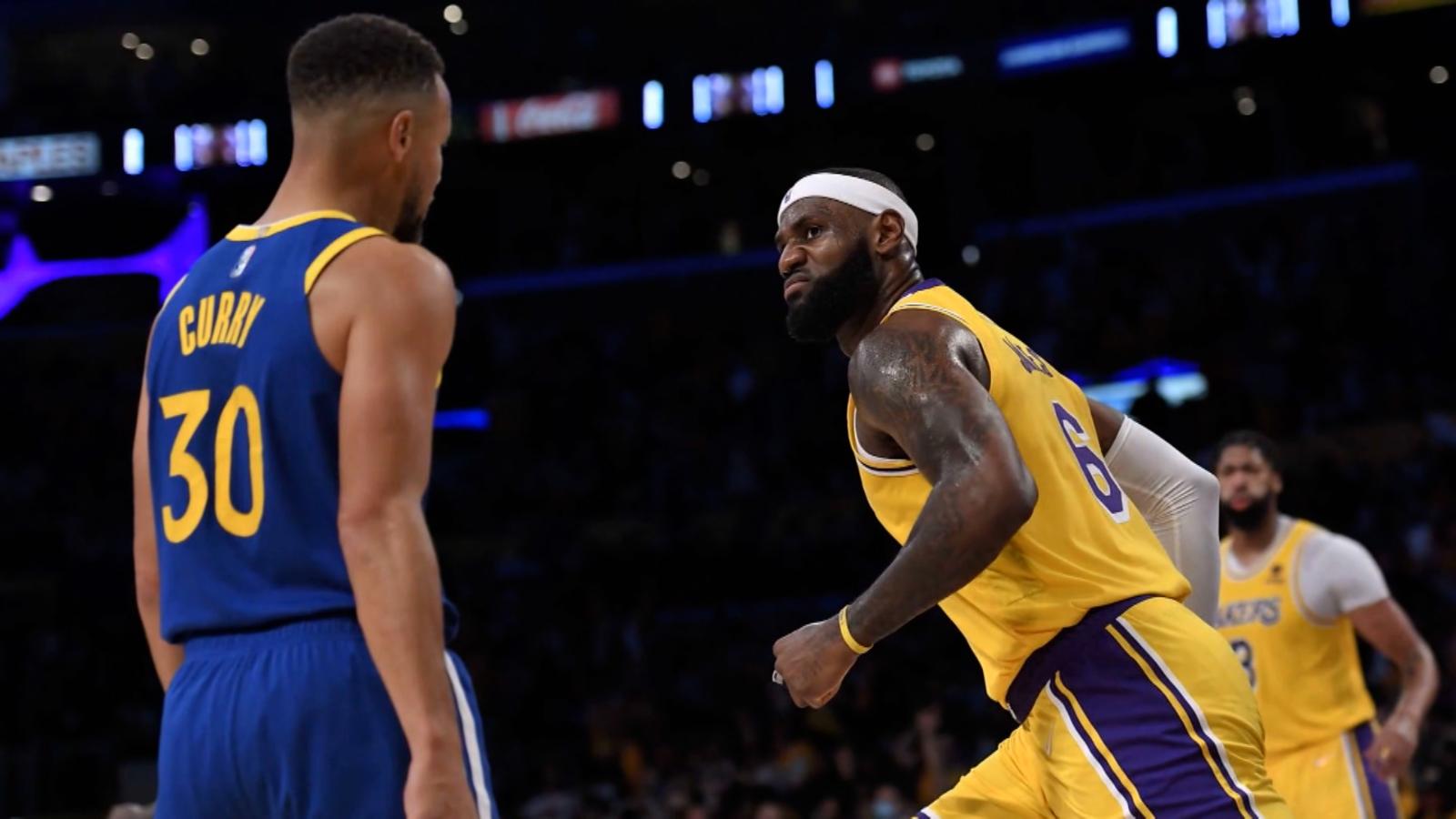 Rivales Solo En La Cancha Lebron James Y Steph Curry Intercambian Elogios Antes De Medirse En