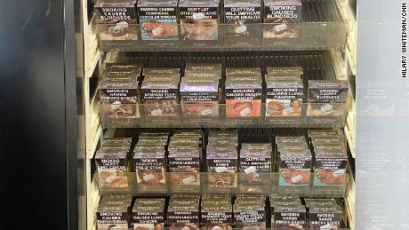 Cigarettes sold in Australia carry warnings and gruesome images showing the health impact of smoking.