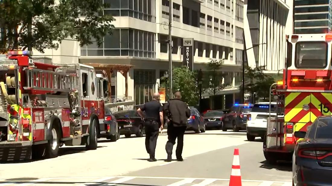 Ein Toter, drei nach Schießereien in Midtown Atlanta ins Krankenhaus eingeliefert, sagt die Polizei
