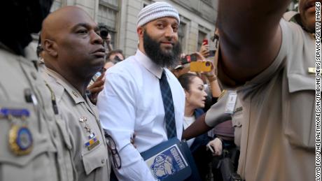 Adnan Syed leaves the courthouse in Baltimore after being released from prison Monday, September 19, 2022.