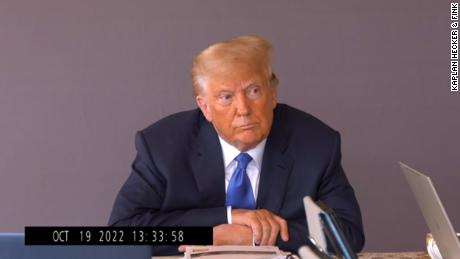 Donald Trump&#39;s video deposition that was played before the jury at his civil battery and defamation trial has been made public.