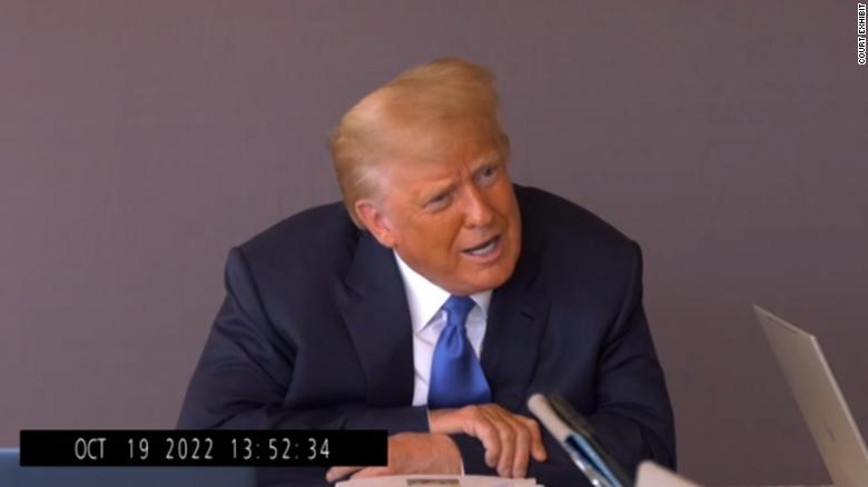 An agitated Trump appears in newly released deposition tapes