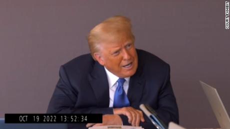Trump asked about infamous &#39;Access Hollywood&#39; tape in deposition. See his reaction