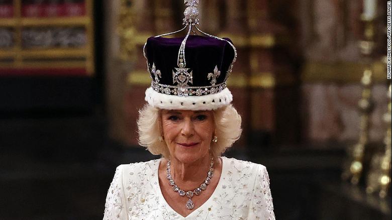 Watch archbishop formally crown Queen Camilla 