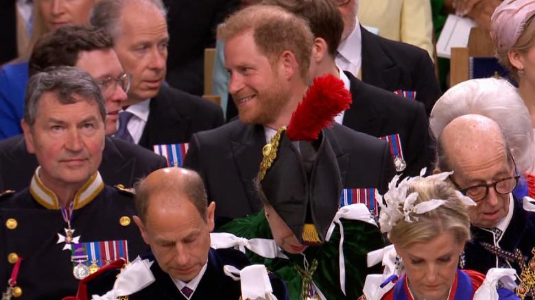 Reporter explains where Prince Harry was seated during coronation and why 
