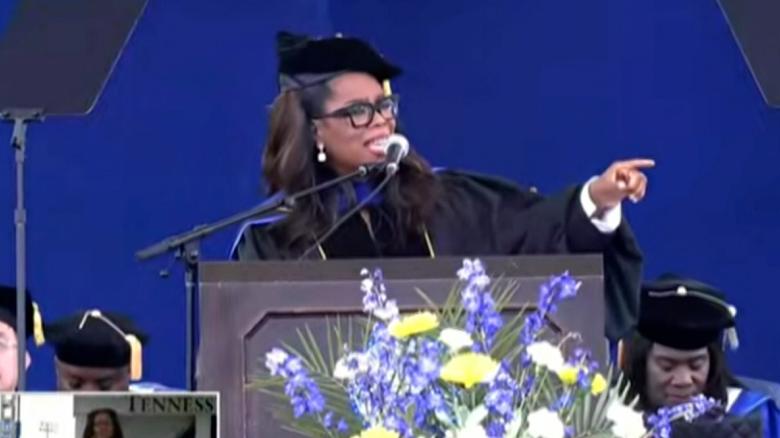 Oprah warns against imposter syndrome during captivating speech