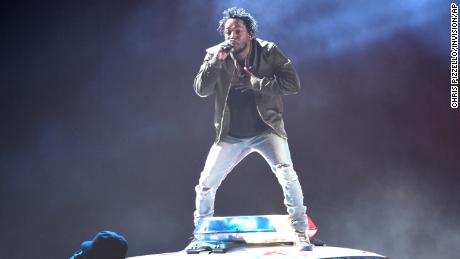 Kendrick Lamar, pictured at the BET Awards in 2015, made a statement with his album &quot;To Pimp a Butterfly.&quot;