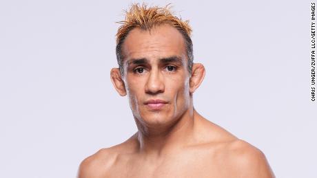 Tony Ferguson poses for a portrait during a UFC photo session on September 7, 2022, in Las Vegas, Nevada.