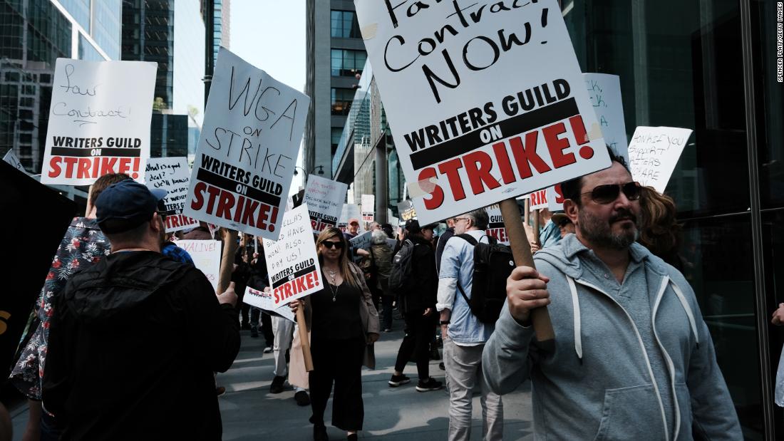 NextImg:With writers' strike underway, film and TV studios start labor talks with directors 