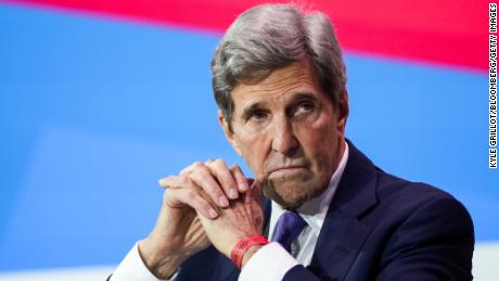 John Kerry, US special presidential envoy for climate, speaks during the CEO Summit of the Americas hosted by the US Chamber of Commerce in Los Angeles in June 2022.