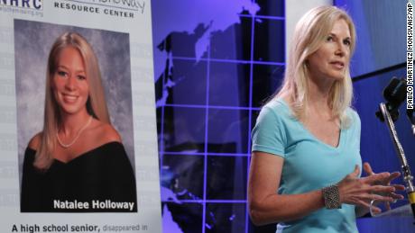 Beth Holloway speaks June 8, 2010, at the opening of the Natalee Holloway Resource Center at the National Museum of Crime &amp; Punishment in Washington, DC.