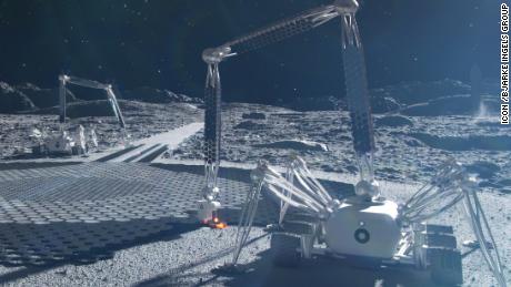 A 3D-printing company is preparing to build on the lunar surface. But first, a moonshot at home