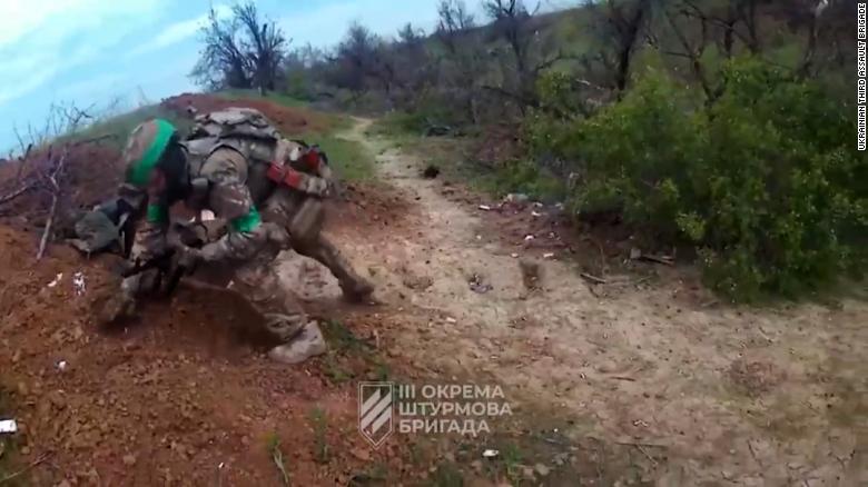 GoPro captures tense firefight during battle near Bakhmut