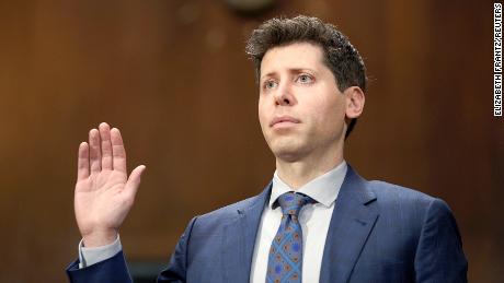 OpenAI CEO Sam Altman testifies before a Senate Judiciary Privacy, Technology &amp; the Law Subcommittee hearing titled &#39;Oversight of A.I.: Rules for Artificial Intelligence&#39; on Capitol Hill in Washington, U.S., May 16, 2023.  