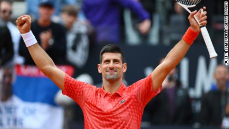 Djokovic reached the quarterfinals after a 6-3 6-4 win.