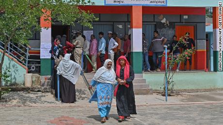 Voters in Bengaluru district, Karnataka, on May 10. 