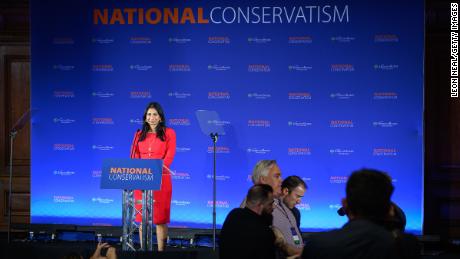 Suella Braverman signalled her ambition for the top job at a conservative conference this month. 