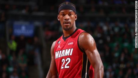 Jimmy Butler starred as the Miami Heat took Game 1 against the Boston Celtics.
