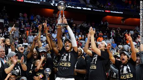 The Las Vegas Aces won the 2022 WNBA.