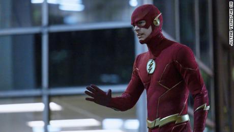 Grant Gustin as &quot;The Flash,&quot; which is ending after nine seasons.