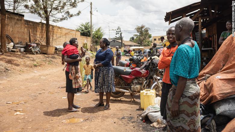 Olive Namazzi meets with her constituency members in Naguru, a neighbourhood of Kampala, Uganda.

