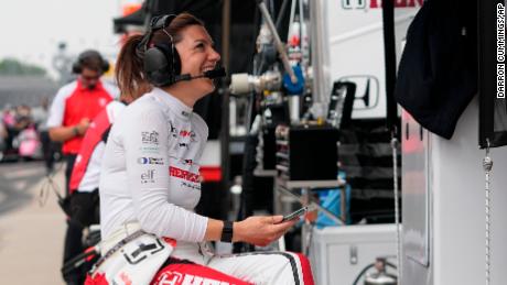 Katherine Legge is taking part in her third Indy 500 this weekend.
