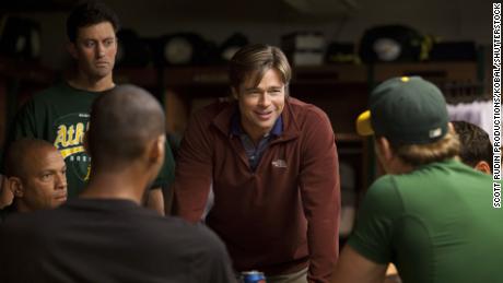 Brad Pitt portrayed Oakland A&#39;s general manager Billy Beane in the 2011 film, Moneyball.