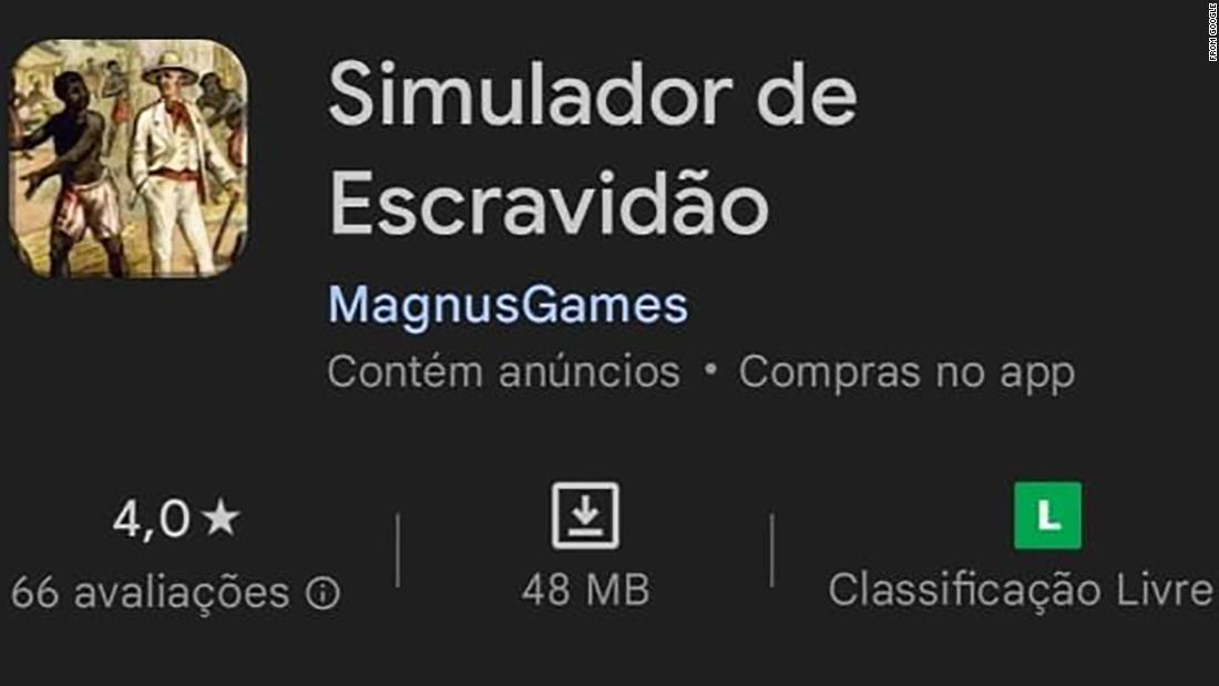 NextImg:Google removes 'Slavery Simulator' game from store following a wave of criticism in Brazil