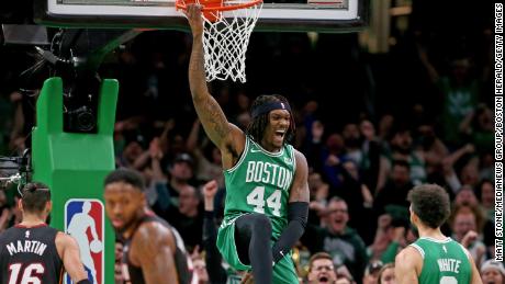 The Boston Celtics have kept their playoff dreams alive with a win.