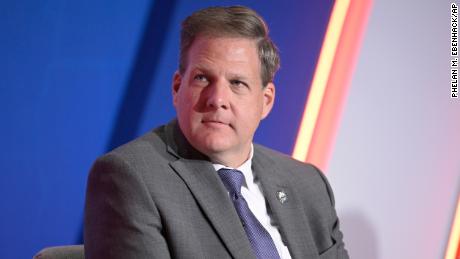 New Hampshire Gov. Chris Sununu takes part in a GOP panel discussion in Orlando, Florida, on November 15, 2022.