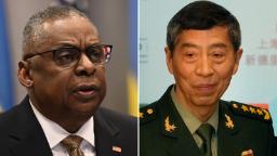 230529183130 lloyd austin li shangfu split hp video China rejects US proposal for defense chiefs to meet in Singapore this week
