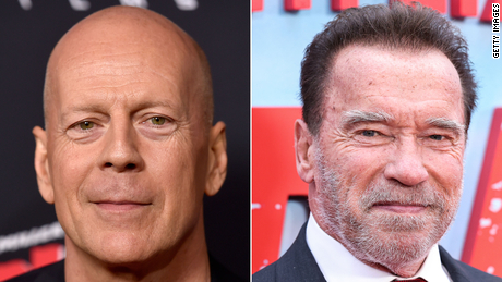 Bruce Willis and Arnold Schwarzenegger. 