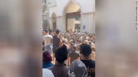 Rare protest erupts in rural China against removal of Islamic features of local mosque on Saturday May 27, 2023.