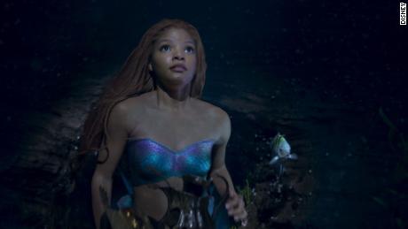 Halle Bailey in this year&#39;s &quot;The Little Mermaid.&quot;