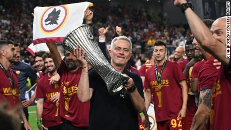 Jose Mourinho guided Roma to the the inaugural Conference League title last season.