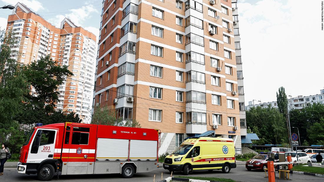 Drones hit Moscow buildings in rare attack on Russian capital