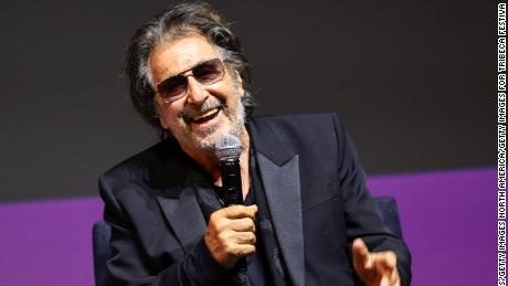 NEW YORK, NEW YORK - JUNE 17: Al Pacino speaks on stage at the &quot;Heat&quot; Premiere during 2022 Tribeca Festival at United Palace Theater on June 17, 2022 in New York City. (Photo by Dimitrios Kambouris/Getty Images for Tribeca Festival)