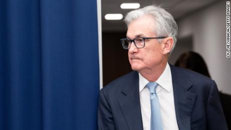 U.S. Federal Reserve Chair Jerome Powell attends a press conference in Washington, D.C., the United States, on March 22, 2023. 