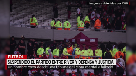 Suspendido el partido entre River Plate y Defensa y Justicia por 