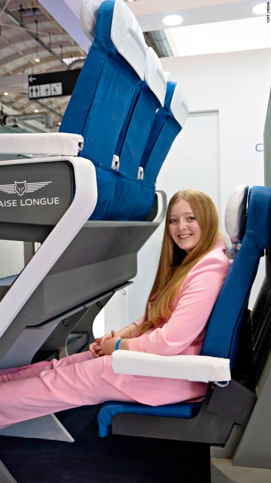 Company says newly designed double-decker seats will be better for airline  passengers. See why