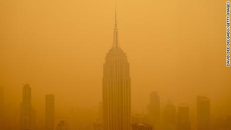 Why skies in the Northeast are turning orange from the smoke