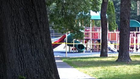 Two children injured after acid poured onto Massachusetts playground slides