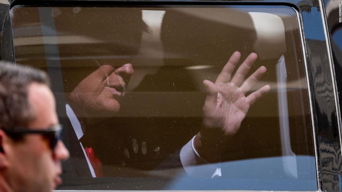 Trump waves to supporters as his motorcade leaves a federal courthouse in Miami in June 2023. Special counsel Jack Smith brought charges against Trump in a case &lt;a href=&quot;https://www.cnn.com/2023/06/08/politics/trump-indictment-truth-social-classified-documents/index.html&quot; target=&quot;_blank&quot;&gt;alleging mishandling of classified documents&lt;/a&gt;. Trump pleaded not guilty.