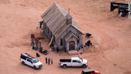 &quot;Rust&quot; is filmed on October 23, 2021, at the Bonanza Creek Ranch in Santa Fe, New Mexico.