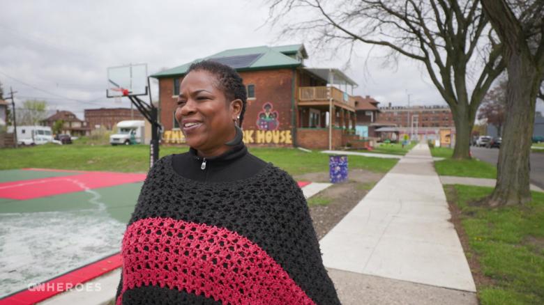She spent 15 years transforming a derelict Detroit block into something beautiful. Now she's ready to transform the world
