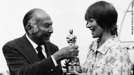 She received her first Best Actress Oscar for the film &quot;Women in Love&quot; in 1969.