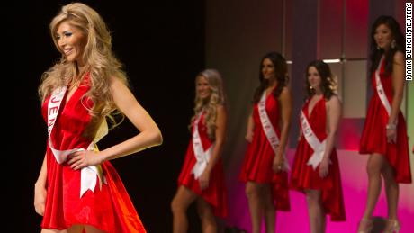 Transgender contestant Jenna Talackova takes part in Miss Universe Canada competition in Toronto, May 19, 2012.