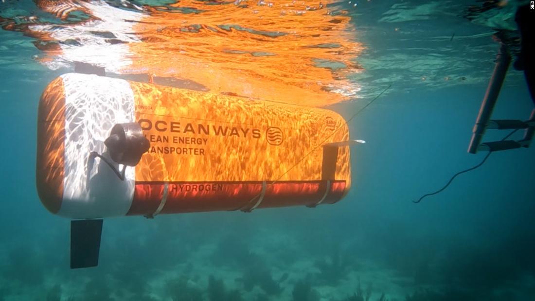Submarine that sucks plastic from the ocean tested in the US