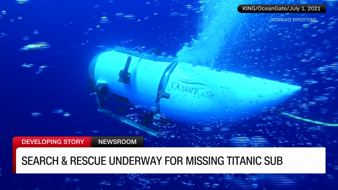 Search and rescue operation underway for a submersible touring the wreckage of the Titanic – CNN Video
